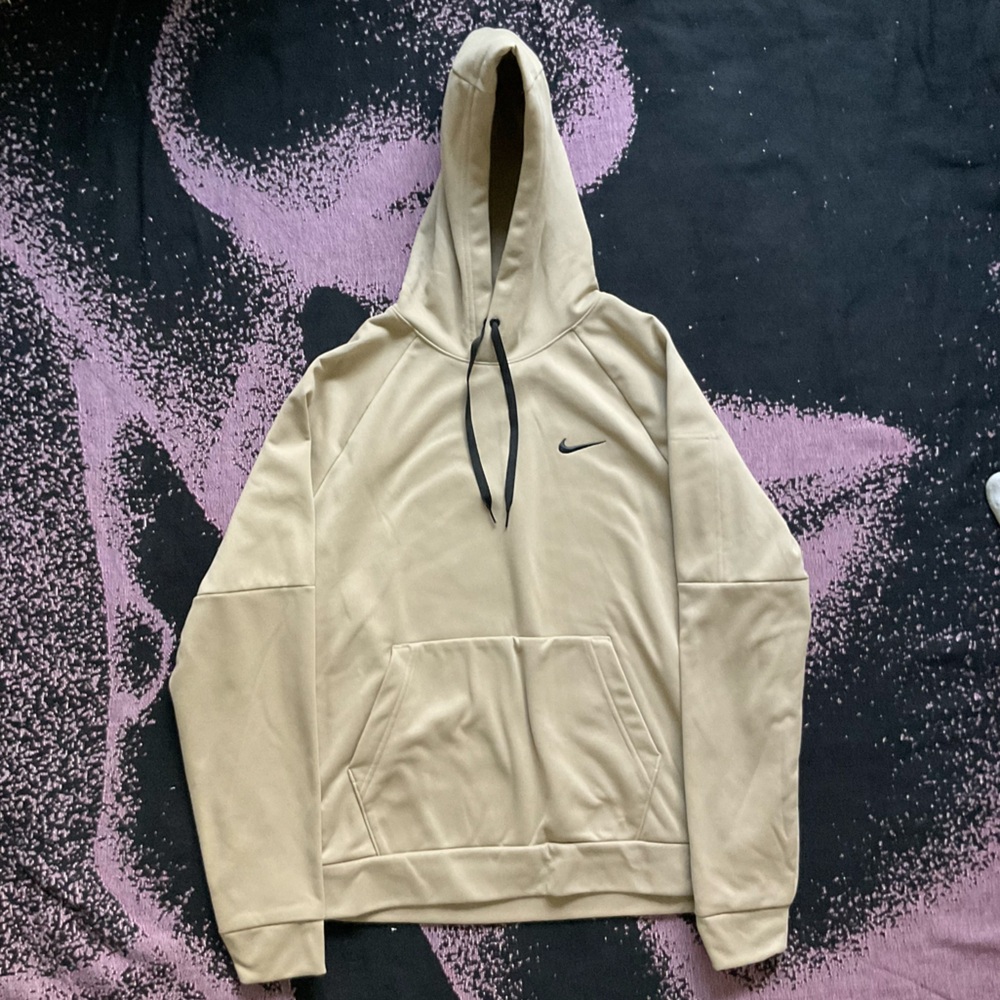 Nike Beige Hoodie Thermafit Hoodie